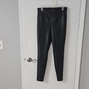 Laundry By Shelli Segal Black Faux Leather Leggings